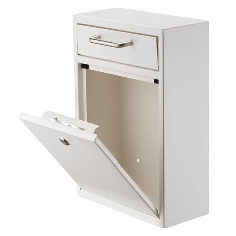 AdirOffice Wall Mount White Metal Standard Lockable 